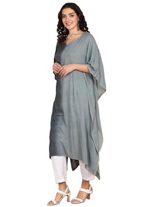 High Quality Designer Rayon <b>Kaftan</b> Tie Dyed <b>Summer</b> Daily Wear Regular Fit Sweetheart neck at Best Price by Supplier - Product Image 1