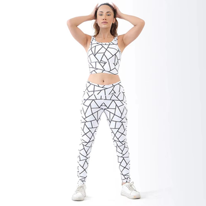 Conjuntos Deportivos para Mujer, Hechos a Medida, Manga Corta, Servicio OEM, Calidad Premium, Nueva Llegada, Bra Deportivo y Leggings para Gimnasio - Product Image 1