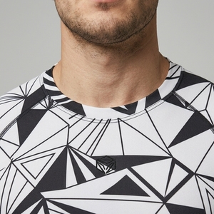 Custom Compression Fitness Shirt Men Half Sleeve Gym Training Running Athletic Performance Sportswear - Product Image 3