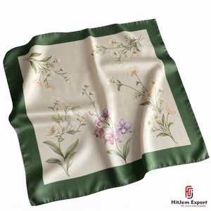 Lightweight Square <b>Scarf</b> Custom Digital Print Soft Fabric Premium Fashion Accessories Bulk Supply OEM ODM Manufacturer Supplier - Product Image 1