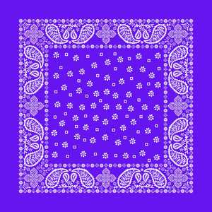 Bandanas en coton de luxe, roulées à la main, avec motifs floraux/à carreaux/unis pour hommes et femmes, en gros - Product Image 1