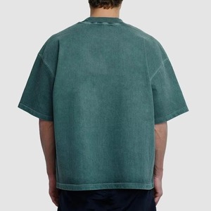 เสื้อยืดผู้ชายขายดี ทรงแฟชั่นยอดนิยม ผ้าฝ้าย 100% ทรงหลวม แขนสั้น 180 กรัม ปรับแต่งได้เต็มที่ ผ้าไม่ยับ - Product Image 6