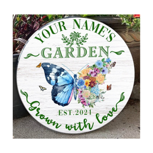 Plaque de bienvenue personnalisée en bois rustique, étanche, à suspendre, pour jardin, cour ou porche – Vente en gros - Product Image 6
