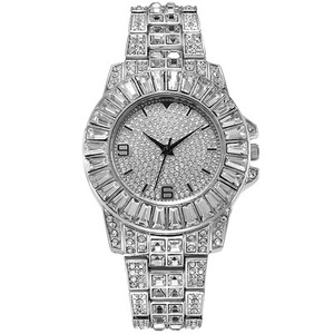 5023 Ready Stock Bling Hip Hop Gold Diamond Quartz Wristwatch Full Watch Mens - Product Image 2