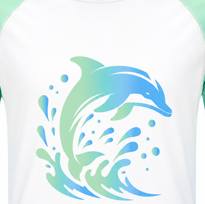 Youth <b>Boys</b> UPF50+ Moisture Wicking Sun Protective Swim Shirt Quick Dry Lightweight Anti-Bacterial Eco-Friendly Beachwear - Product Image 5