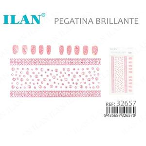 Adesivi Brillanti ILAN con Strass Rosa per Decorazioni Unghie - Product Image 3