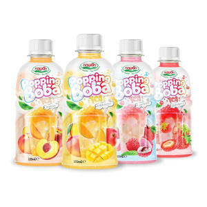 Producto Popular: Té de Boba con Sabor a Jugo de 320 ml, Bebida, Muestra Gratuita, OEM, ODM, MOQ Bajo, 4 Sabores - Product Image 1