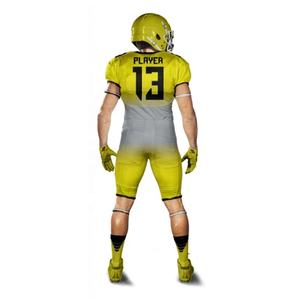 Maillot de football américain personnalisé OEM avec impression par sublimation, court, respirant, à bas prix, rembourré, livraison rapide - Product Image 3