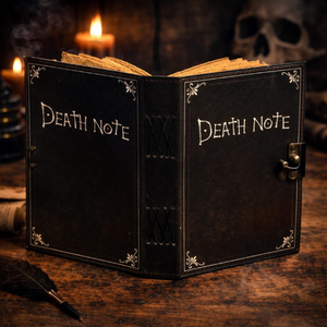 Diario de Cuero Gótico Oscuro, Libro de Sombras Hecho a Mano, Grimoire Recargable, Diario de Papel con Borde Rústico Vintage, Regalo - Product Image 2