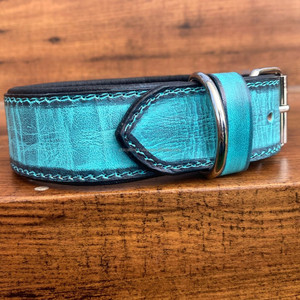 Haute qualité Designer luxe pleine fleur en cuir véritable collier de chien confortable Durable collier pour animaux de compagnie doux robuste chat collier de chien - Product Image 3