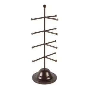 Metal Jewelry Stand Gold Tone <b>T</b>-<b>Bar</b> Design For Necklaces Earrings Bracelets Rings Display Organizer - Product Image 2