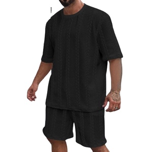 กางเกงขาสั้นกลางแจ้งฮาวายสำหรับผู้ชายเสื้อเชิ้ตลำลองฤดูร้อนสำหรับผู้ชายชุดเสื้อแขนสั้นและกางเกงขาสั้นชายหาดพิมพ์ลายแฟชั่น - Product Image 1