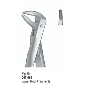 คีมถอนฟันวิตร้า รุ่น Fig. 59 |   เศษรากส่วนล่าง |   สแตนเลสสตีล |   ได้รับการรับรองมาตรฐาน CE - Product Image 1