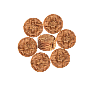 Customised 6 Pieces Tableware <b>Coaster</b> <b>Set</b> For Bowl Glass Cup <b>Holder</b> <b>With</b> bohemian Style In Best Selling Sale - Product Image 1