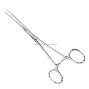 Pinzas de Arteria Bainbridge Rectas/Curvas A-1 VERITAS de Calidad Premium, Instrumentos Quirúrgicos Manuales Reutilizables de Acero Inoxidable | - Product Image 2