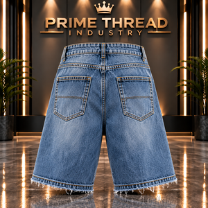 Shorts de Mezclilla Desgastados para Hombre, Directo de Fábrica, con Parches Gráficos, Estilo Urbano Holgado, Unisex, Shorts de Mezclilla Rotos - Product Image 3