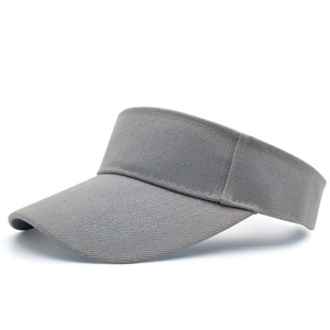 Chapeau de soleil en coton personnalisé avec logo, col en V, adapté aux hommes et aux femmes, style marathon, chapeau ouvert pour la protection solaire - Product Image 2