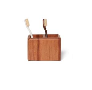 Newly Design Wall Mounted Acacia Wood Toothbrush Holder For <b>Bathroom</b> Customised Design At Under Your Budget - Product Image 4