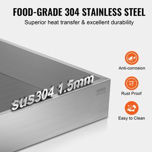 22.4 Gallon Maple Syrup Evaporator Pan 325 Cups 8.8oz Capacity Flat Outdoor <b>Cookware</b> with 1 Valve and 3 Heating Methods - Product Image 3