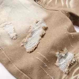 กางเกงยีนส์ขาสั้นแฟชั่นฤดูร้อนแบบใหม่ ดีไซน์กระดุม ผ้าฝ้ายใส่สบาย เหมาะสำหรับใส่ลำลอง - Product Image 4