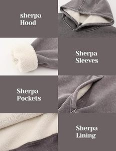 Heavyweight Acid Wash Fleece Hoodie Winter Wear Vintage Washed <b>Sherpa</b> Hoodie Streetwear Sweatshirt Custom Logo <b>Sherpa</b> <b>lined</b> - Product Image 5