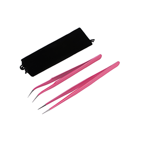 ASAP Professional - Juego de Pinzas para Cejas y Pestañas de Acero Inoxidable Ecológicas, Ergonómicas, con Punta Inclinada, Herramientas para Extensiones de Pestañas y Depilación - Product Image 5
