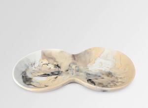 Cuenco de Resina Ecológico de Grado Alimenticio para Servir, Vajilla de Resina con Diseño de Mármol Volcado a Mano, Cuenco de Resina Fluida para Frutas, Cuenco de Resina para Mesa de Comedor - Product Image 2