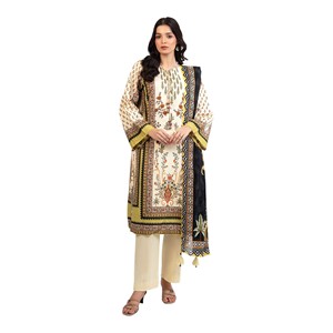 Pakistani Indian <b>Dress</b> Designs in Cozy Winter <b>Linen</b> Collections Casual Wear Salwar Kameez - Product Image 1