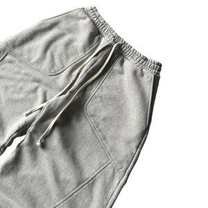 Oversized Straight Plus Size <b>Drawstring</b> Mid Waist Sporty Sweatpants 200g Spandex/Polyester Fleece Thick Loose Fit Jogger Pants - Product Image 4