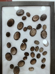 Quartz fumé facettes forme ovale lâche fumé ovale pierres précieuses fabrication de bijoux pierre de coupe pierre lâche pierres précieuses fabrication à la main - Product Image 2