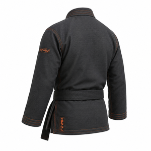 ชุดยูโด F2WIN BJJ สีขาว สำหรับผู้ใหญ่ แบบยูนิเซ็กซ์ ผ้าฝ้าย พร้อมเข็มขัดสีดำ ทรงปกติ แห้งเร็ว ไร้ตะเข็บ - Product Image 3