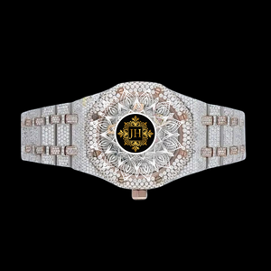Reloj de Lujo para Mujer con Diseño Único, Diamantes Moissanite, Cristal de Cuarzo y Zafiro, Correa de Acero Inoxidable, Resistente al Agua 10 Bar - Product Image 2