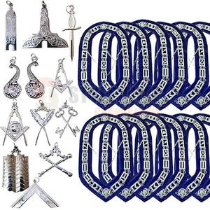 สร้อยคอเมสันสุดหรูพร้อมจี้สลักสัญลักษณ์แบบดั้งเดิม สร้อยคอเมสันสำหรับใช้งานตามประเพณี - Product Image 5