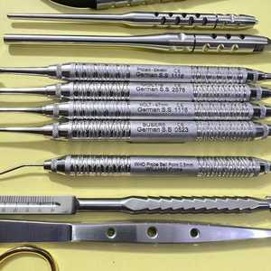 ชุดเครื่องมือผ่าตัดช่องปากสำหรับโรคปริทันต์แบบละเอียด ยี่ห้อ Salaar German Micro Periodontal Oral Surgery Kit  พร้อมมีดผ่าตัด Hu Friedy ได้รับการรับรองมาตรฐาน CE รุ่น SI-BSI-001 ลดราคาพิเศษ - Product Image 5