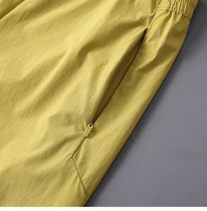 Pantalones Cortos Cargo para Hombre, Cintura Elástica, Secado Rápido, Casuales, Tipo Bermuda, Color Sólido, Tela Oxford, Material Poliéster - Product Image 5