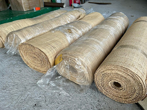 Papier peint en toile de jute tissé à la main, finition murale texturée en fibres naturelles pour les espaces intérieurs de la maison et du bureau - Product Image 3
