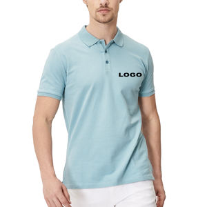 Camiseta Polo para Hombre, Corte Clásico, 100% Algodón, con Logotipo Bordado e Impreso Personalizado - Product Image 1
