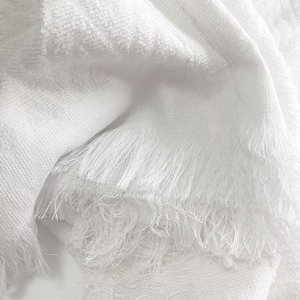 Jacquard Elegant Breathable Anti-Static Summer Luxury Cotton Vintage Long Sleeve <b>Towel</b> Set Hajj/Ihram/Ihram Muslim Clothing OEM - Product Image 3