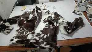 Blouson moto asymétrique en cuir véritable pour femme 2027, imprimé 3D gaufré, tissé, automne-hiver, imperméable, coupe-vent, personnalisable - Product Image 6