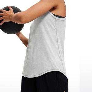 Camiseta sin mangas para mujer, informal, de algodón, holgada, moderna, suave, elástica, ligera, elegante, ropa deportiva BY BS - Product Image 3