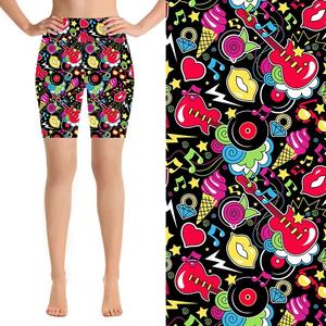 Shorts d'été décontractés pour femmes, taille haute, style mignon avec poches latérales et taille élastique, vente en gros sur mesure - Product Image 4