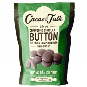 Chocolate Compuesto Certificado HALAL, Ingrediente para Repostería, Galletas, OEM/ODM, Chocolate Negro de Primera Calidad, Fabricante de Botones de Cacao - Product Image 1