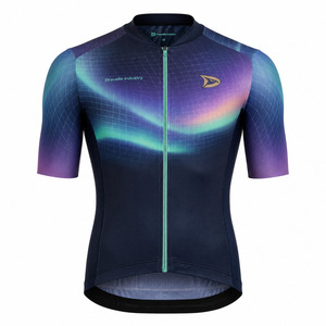 Custom Pro <b>Cycling</b> Jersey Men Full Zip Sublimation Bike Shirt Breathable Mesh Racing Bicycle Wear - Product Image 2