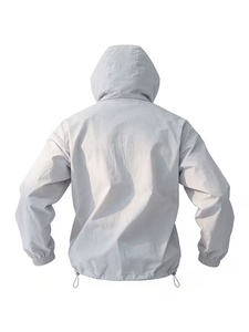 Veste coupe-vent de randonnée pour homme, veste coupe-vent d'extérieur, veste imperméable, fermeture éclair et poignets élastiques - Product Image 3
