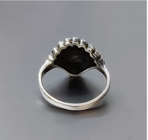 925 Sterling <b>Silver</b> Handmade <b>Plain</b> Sea Shell Design <b>Ring</b> From Jewelry Manufacturer at Wholesale Price Buy - Product Image 4