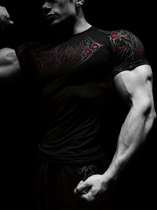 Custom Men Cyber Sigilism Rash Guard T <b>Shirt</b> Slim Fit Gothic Sublimation Graphic <b>Compression</b> <b>Shirt</b> - Product Image 2