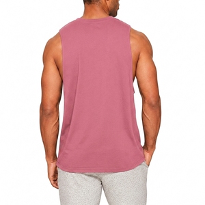 Camiseta sin Mangas para Hombre, Lisa, de Algodón Suave, Corte Regular, Ligera, Transpirable, Informal, para Gimnasio, Entrenamiento, Fitness, Verano - Product Image 3
