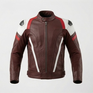 Chaqueta de Motociclista de Cuero Genuino para Hombre de la Mejor Calidad, Nueva Colección de Invierno, Chaquetas de Motocicleta con Protecciones Desmontables Personalizadas - Product Image 1