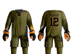 Tenues de hockey sur glace pour hommes de haute qualité, design tendance, anti-plis, ensembles élégants à prix abordables - Product Image 2
