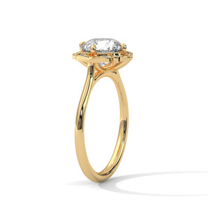<b>14K</b> <b>GOLD</b> LAB GROWN Diamond <b>Ring</b> 18K Solid <b>Gold</b> Womens Engagement Classic Style IGI Certified ENGAGEMENT <b>RING</b> ANNIVERSARY GI - Product Image 5